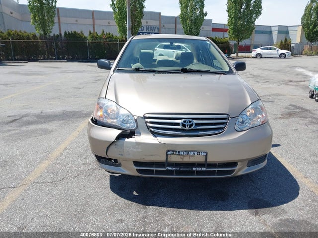 2004 Toyota Corolla Ce/le/sport მანქანა იყიდება აუქციონზე, vin: 2T1BR32E74C823836, აუქციონის ნომერი: 40076803