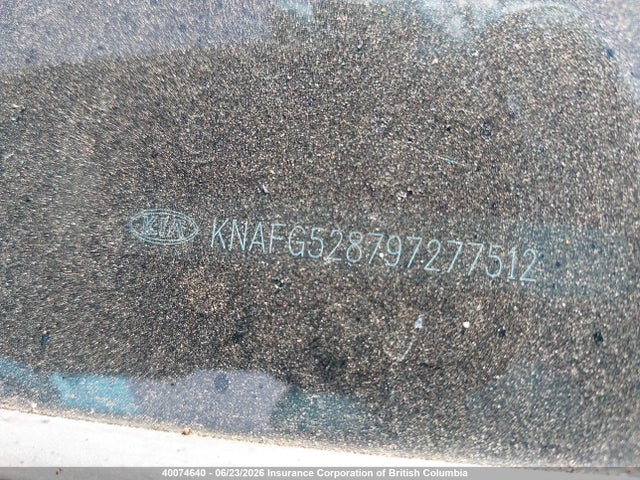 Aukcja sprzedaży 2009 Kia Rondo Lx/ex, vin: KNAFG528797277512, numer aukcji: 40074640