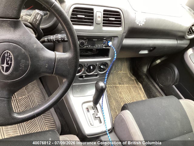 2006 Subaru Impreza 2.5 I მანქანა იყიდება აუქციონზე, vin: JF1GG67656H811140, აუქციონის ნომერი: 40076812