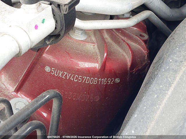 2013 Bmw X5 მანქანა იყიდება აუქციონზე, vin: 5UXZV4C57D0B11692, აუქციონის ნომერი: 40076825