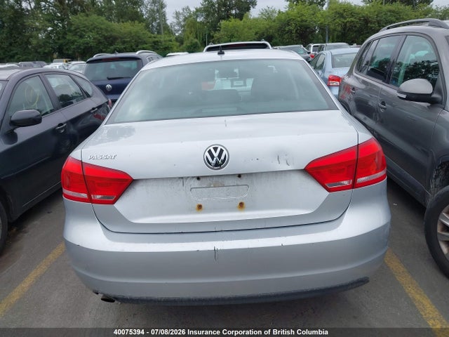 Продажа на аукционе авто 2012 Volkswagen Passat S, vin: 1VWAH7A36CC014290, номер лота: 40075394
