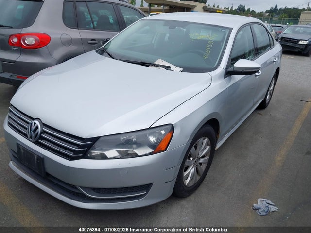 Продажа на аукционе авто 2012 Volkswagen Passat S, vin: 1VWAH7A36CC014290, номер лота: 40075394