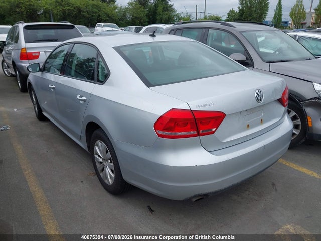 Продажа на аукционе авто 2012 Volkswagen Passat S, vin: 1VWAH7A36CC014290, номер лота: 40075394