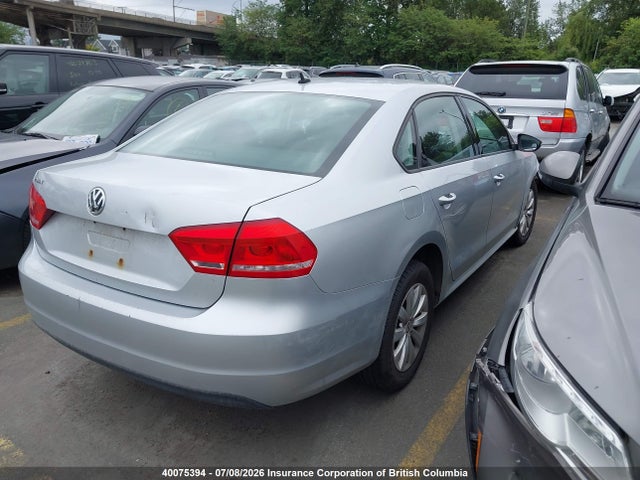 Продажа на аукционе авто 2012 Volkswagen Passat S, vin: 1VWAH7A36CC014290, номер лота: 40075394