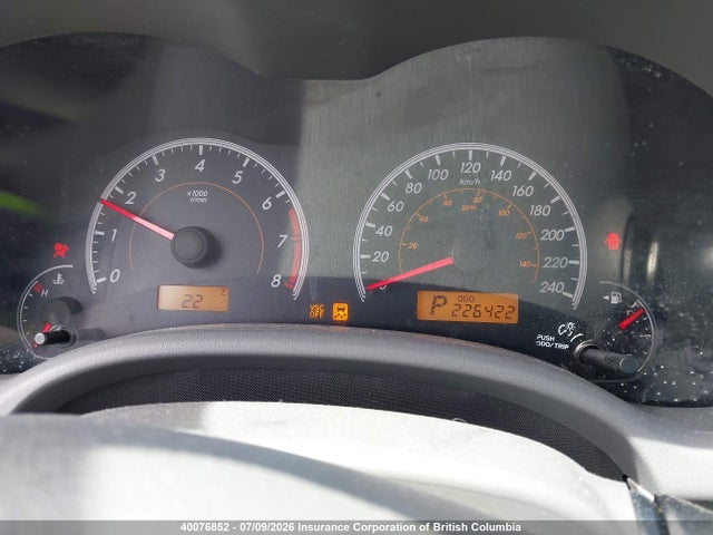 2010 Toyota Corolla Le მანქანა იყიდება აუქციონზე, vin: 2T1BU4EE5AC250947, აუქციონის ნომერი: 40076852