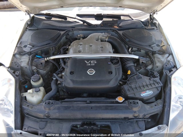 40070140 :رقم المزاد ، JN1AZ34E54T063023 vin ، 2004 Nissan 350z Coupe مزاد بيع