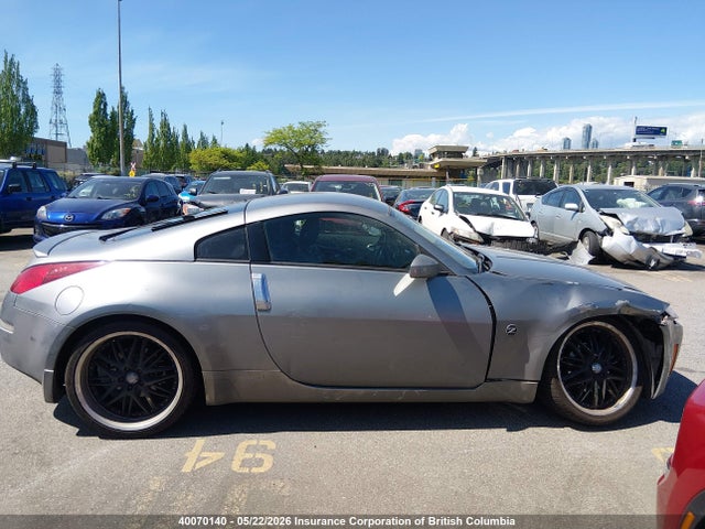 40070140 :رقم المزاد ، JN1AZ34E54T063023 vin ، 2004 Nissan 350z Coupe مزاد بيع