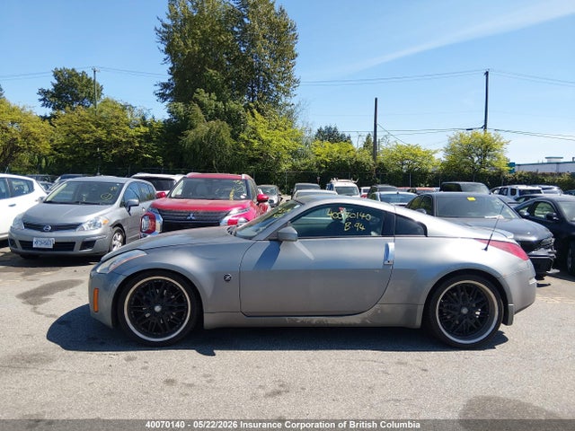 40070140 :رقم المزاد ، JN1AZ34E54T063023 vin ، 2004 Nissan 350z Coupe مزاد بيع