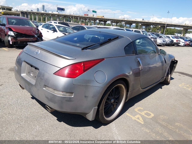 40070140 :رقم المزاد ، JN1AZ34E54T063023 vin ، 2004 Nissan 350z Coupe مزاد بيع
