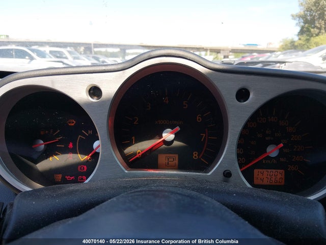 40070140 :رقم المزاد ، JN1AZ34E54T063023 vin ، 2004 Nissan 350z Coupe مزاد بيع