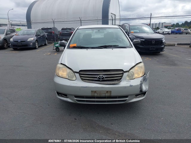 Продажа на аукционе авто 2003 Toyota Corolla Ce/le/s, vin: 2T1BR32E53C739304, номер лота: 40076861