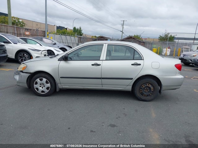 Продажа на аукционе авто 2003 Toyota Corolla Ce/le/s, vin: 2T1BR32E53C739304, номер лота: 40076861