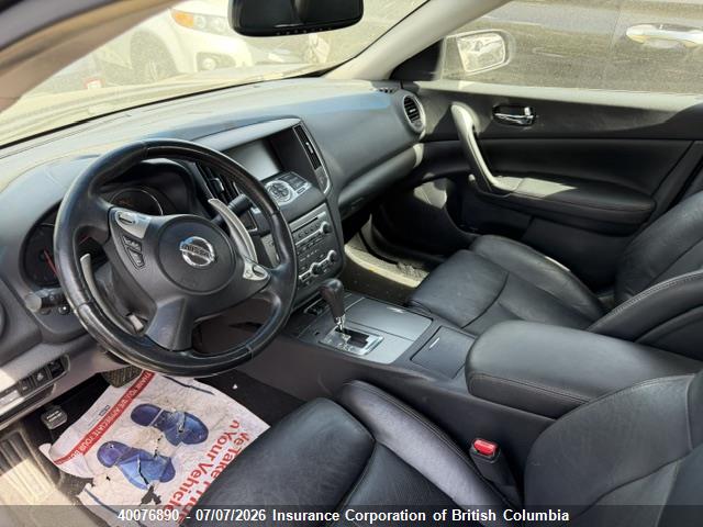 2010 Nissan Maxima S/sv მანქანა იყიდება აუქციონზე, vin: 1N4AA5AP3AC805829, აუქციონის ნომერი: 40076890