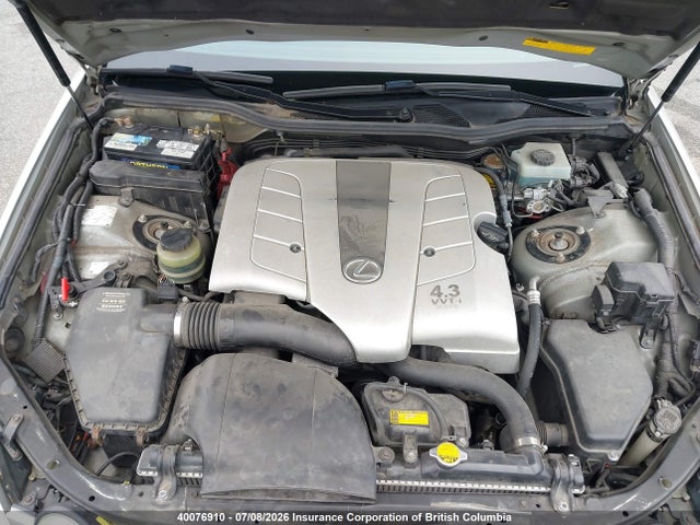 Продажа на аукционе авто 2001 Lexus Gs 430 V8, vin: JT8BL69S010002208, номер лота: 40076910