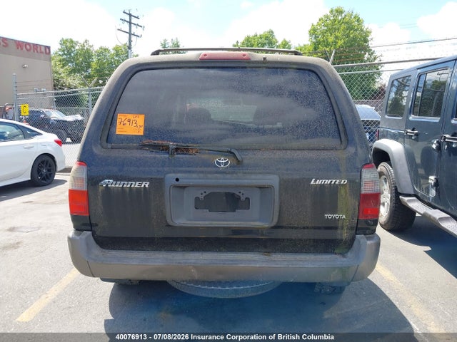 2000 Toyota 4runner Limited მანქანა იყიდება აუქციონზე, vin: JT3GN87R2Y0139257, აუქციონის ნომერი: 40076913