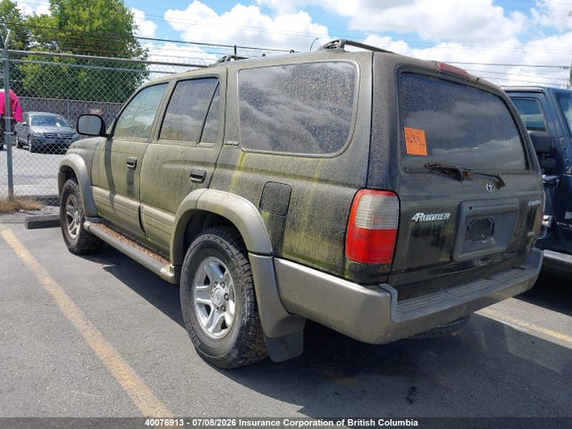 2000 Toyota 4runner Limited მანქანა იყიდება აუქციონზე, vin: JT3GN87R2Y0139257, აუქციონის ნომერი: 40076913