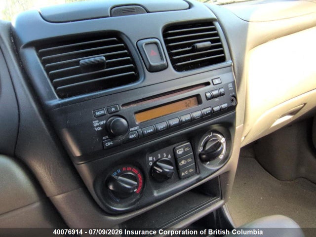 2004 Nissan Sentra 1.8/1.8s მანქანა იყიდება აუქციონზე, vin: 3N1CB51D24L866834, აუქციონის ნომერი: 40076914