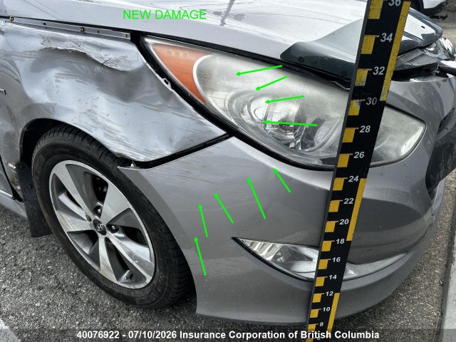 Продаж на аукціоні авто 2012 Hyundai Sonata Hybrid, vin: KMHEC4A44CA021580, номер лоту: 40076922