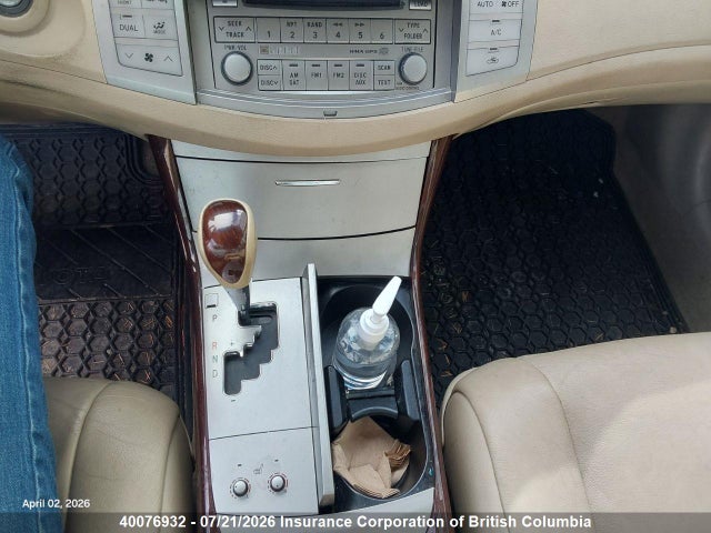 2010 Toyota Avalon Xl/xls/limited მანქანა იყიდება აუქციონზე, vin: 4T1BK3DB1AU357273, აუქციონის ნომერი: 40076932