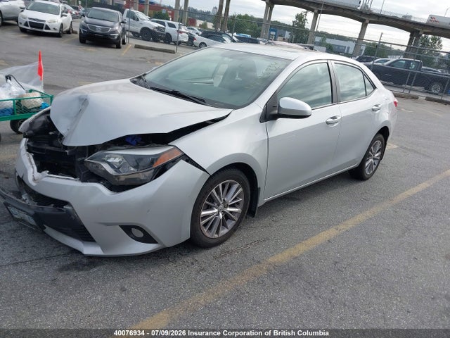 2014 Toyota Corolla L/le/le Pls/prm/s/s Pls მანქანა იყიდება აუქციონზე, vin: 2T1BURHEXEC098002, აუქციონის ნომერი: 40076934