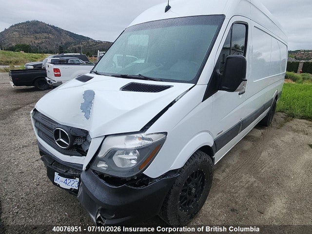 2016 Mercedes-benz Sprinter 2500 High Roof V6 მანქანა იყიდება აუქციონზე, vin: WD3BE8CD8GP182372, აუქციონის ნომერი: 40076951