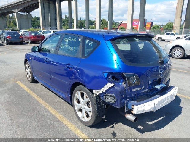 Продажа на аукционе авто 2007 Mazda Mazda3 Gs/gt, vin: JM1BK343371733978, номер лота: 40076956