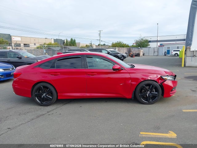 2018 Honda Accord Sport მანქანა იყიდება აუქციონზე, vin: 1HGCV1E35JA805755, აუქციონის ნომერი: 40076985