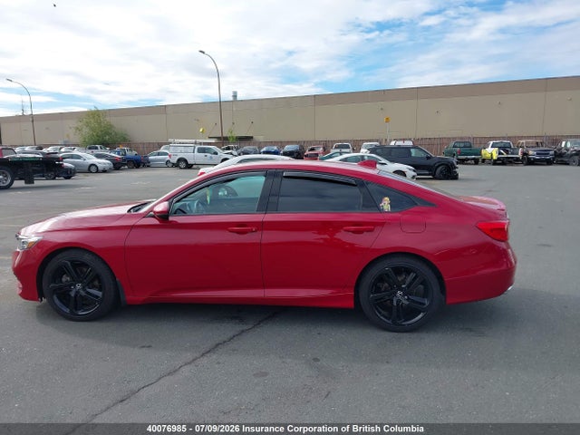 2018 Honda Accord Sport მანქანა იყიდება აუქციონზე, vin: 1HGCV1E35JA805755, აუქციონის ნომერი: 40076985