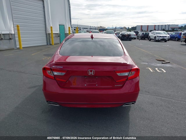 2018 Honda Accord Sport მანქანა იყიდება აუქციონზე, vin: 1HGCV1E35JA805755, აუქციონის ნომერი: 40076985