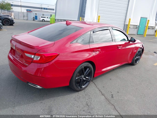 2018 Honda Accord Sport მანქანა იყიდება აუქციონზე, vin: 1HGCV1E35JA805755, აუქციონის ნომერი: 40076985