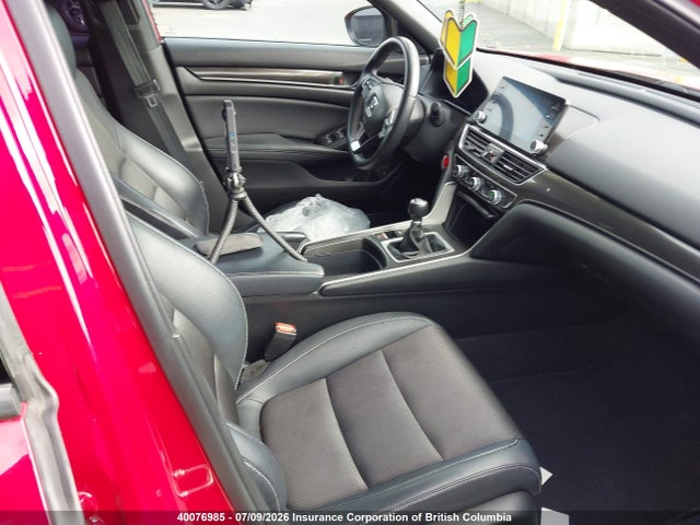 2018 Honda Accord Sport მანქანა იყიდება აუქციონზე, vin: 1HGCV1E35JA805755, აუქციონის ნომერი: 40076985