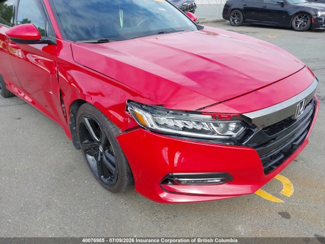 2018 Honda Accord Sport მანქანა იყიდება აუქციონზე, vin: 1HGCV1E35JA805755, აუქციონის ნომერი: 40076985
