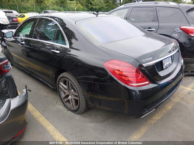 2015 Mercedes-benz S 550 4matic მანქანა იყიდება აუქციონზე, vin: WDDUG8FB7FA093483, აუქციონის ნომერი: 40075139