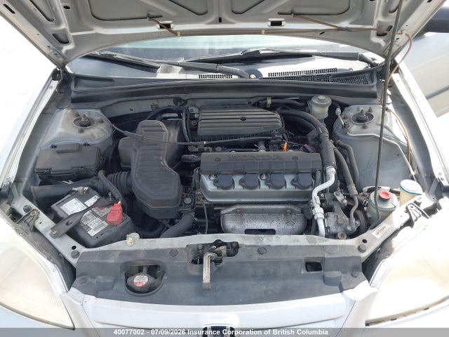 2003 Honda Civic მანქანა იყიდება აუქციონზე, vin: 2HGES16423H941967, აუქციონის ნომერი: 40077002