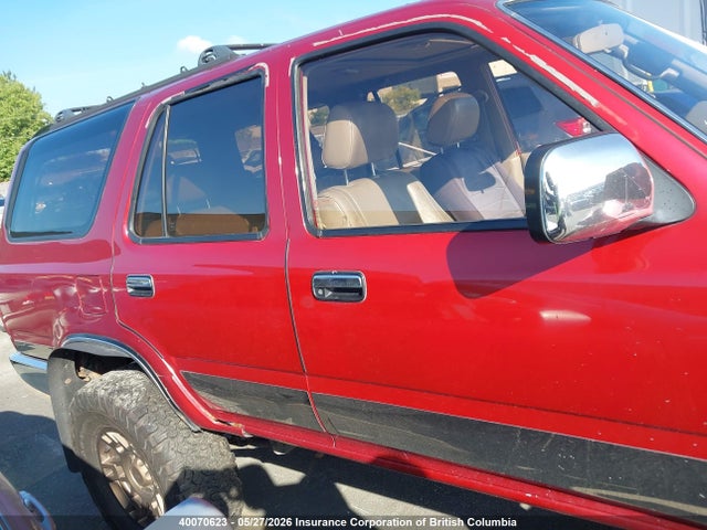 Продаж на аукціоні авто 1995 Toyota 4runner Sr5, vin: JT4VN36H8S0020263, номер лоту: 40070623