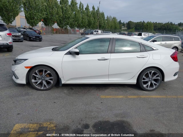 2019 Honda Civic მანქანა იყიდება აუქციონზე, vin: 2HGFC1F91KH106325, აუქციონის ნომერი: 40077013