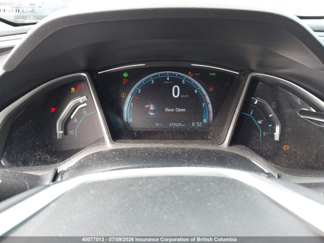 2019 Honda Civic მანქანა იყიდება აუქციონზე, vin: 2HGFC1F91KH106325, აუქციონის ნომერი: 40077013