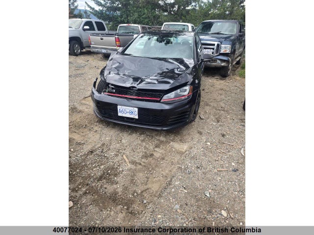 40077024 :رقم المزاد ، 3VWTT7AU4FM056590 vin ، 2015 Volkswagen Gti مزاد بيع
