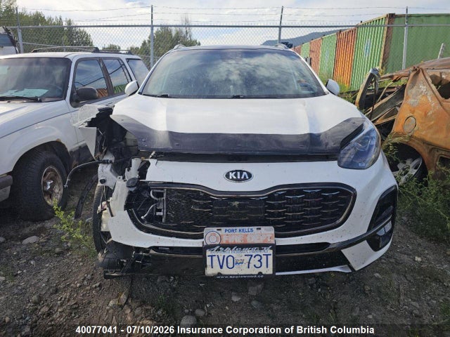 40077041 :رقم المزاد ، KNDPRCA65L7687321 vin ، 2020 Kia Sportage Sx مزاد بيع