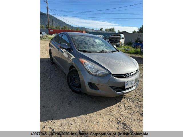 Продажа на аукционе авто 2013 Hyundai Elantra Gls/limited, vin: 5NPDH4AE9DH203733, номер лота: 40077045