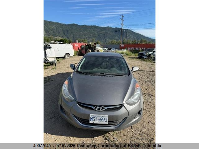 Продажа на аукционе авто 2013 Hyundai Elantra Gls/limited, vin: 5NPDH4AE9DH203733, номер лота: 40077045