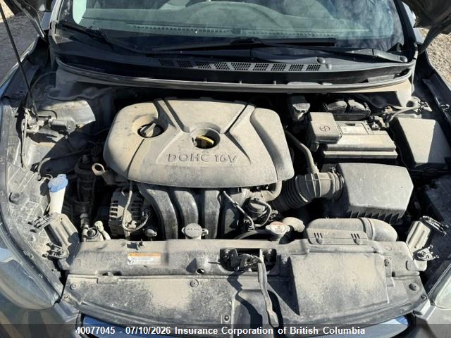 Продажа на аукционе авто 2013 Hyundai Elantra Gls/limited, vin: 5NPDH4AE9DH203733, номер лота: 40077045