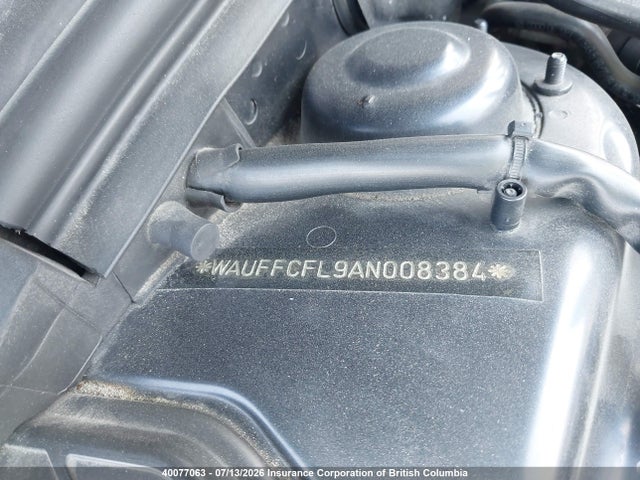 Aukcja sprzedaży 2010 Audi A4, vin: WAUFFCFL9AN008384, numer aukcji: 40077063