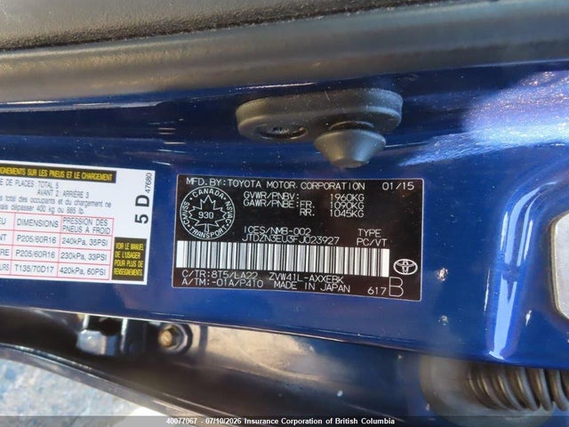 Toyota Prius 2015 JTDZN3EU3FJ023927 Image 18