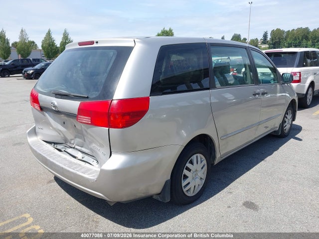 2004 Toyota Sienna Ce მანქანა იყიდება აუქციონზე, vin: 5TDZA29C14S049143, აუქციონის ნომერი: 40077086