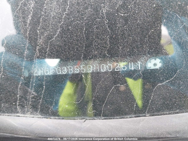 2013 Honda Civic Lx მანქანა იყიდება აუქციონზე, vin: 2HGFG3B55DH002541, აუქციონის ნომერი: 40073376