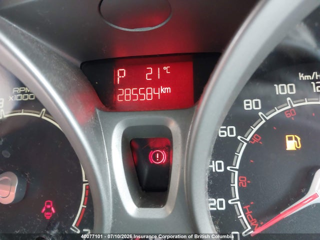 40077101 :رقم المزاد ، 3FADP4EJ0CM169321 vin ، 2012 Ford Fiesta Se مزاد بيع