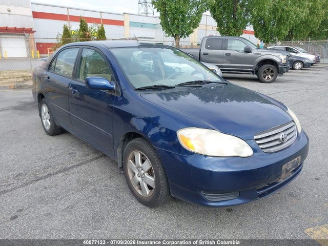Продаж на аукціоні авто 2003 Toyota Corolla Ce/le/s, vin: 2T1BR32EX3C731635, номер лоту: 40077123