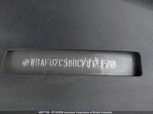 Продаж на аукціоні авто 2011 Bmw 535i, vin: WBAFU7C58BC781735, номер лоту: 40077126