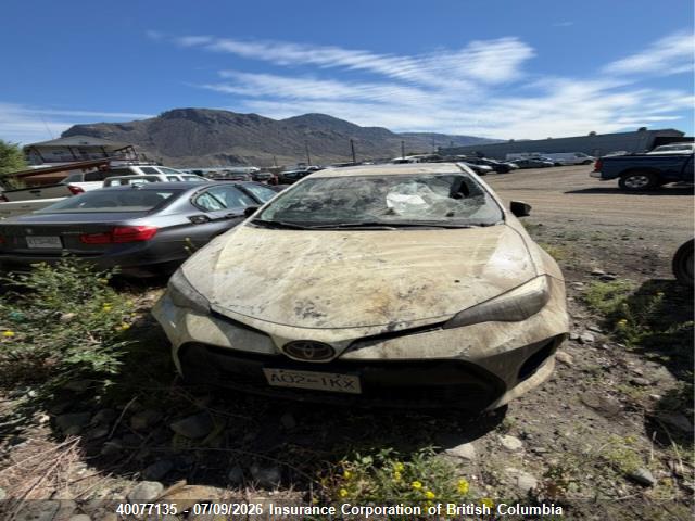 Продажа на аукционе авто 2018 Toyota Corolla L/le/xle/se/xse, vin: 2T1BURHE0JC992620, номер лота: 40077135